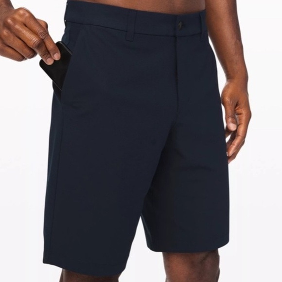 LULULEMON Commission Relaxed Fit Shorts 11" *Warpstreme - True Navy - Picture 2 of 9